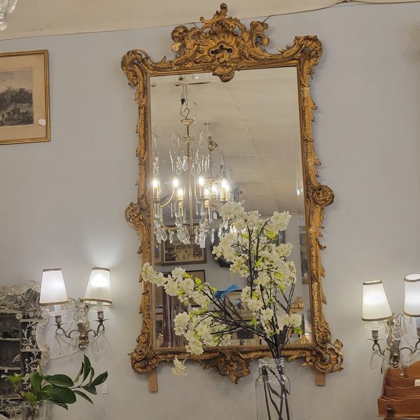 Miroir Louis XV, Rocaille