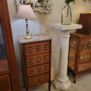 Chiffonnier Bois Marqueté Style Louis XVI