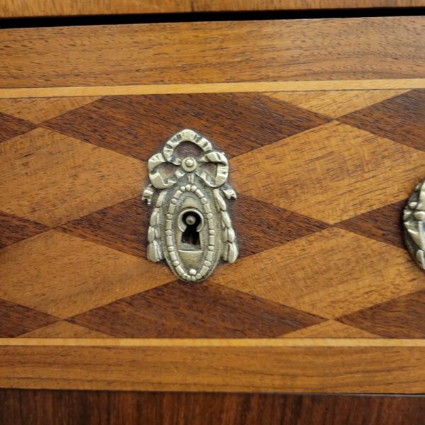 Chiffonnier Bois Marqueté Style Louis XVI