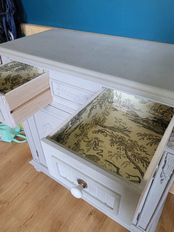Buffet patiné Gris – Image 8