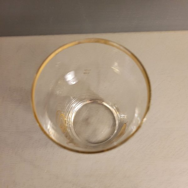 Verre Ancien Monogrammé M