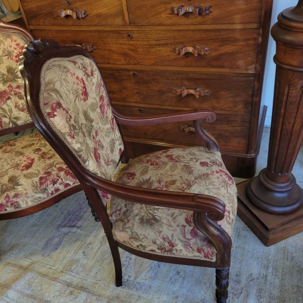Fauteuils Napoléon III Acajou