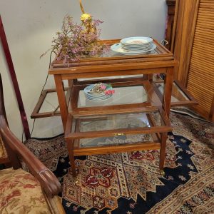 Table à Thé ou Table de Pâtissier Roulante