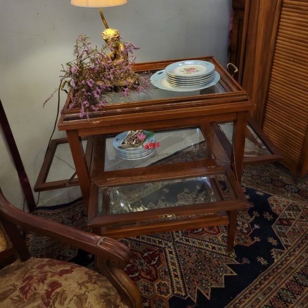 Table à Thé ou Table de Pâtissier Roulante