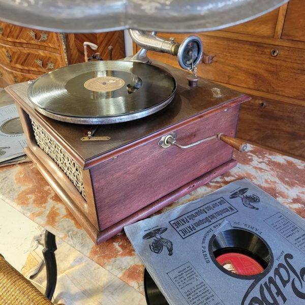 Phonographe à Pavillon   Pathé, Etat de Marche