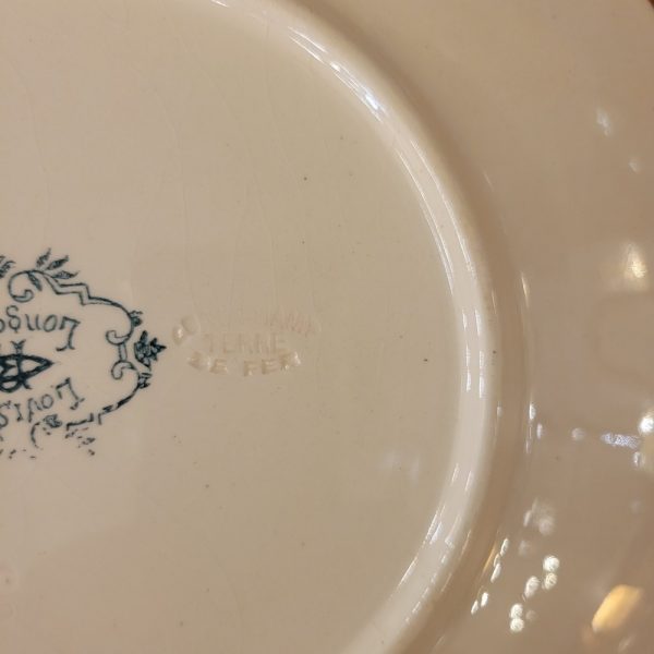 Service de Table, Modèle Louis XVI Terre de Fer Longchamp