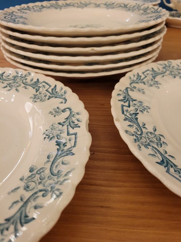 Service de Table, Modèle Louis XVI Terre de Fer Longchamp