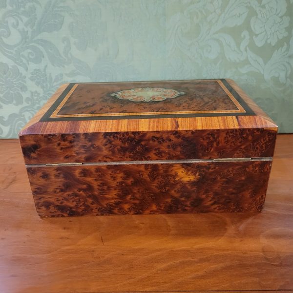 Coffret, Boîte à Bijoux Loupe de Thuya