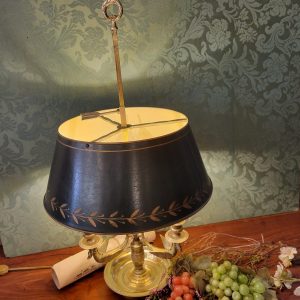 Lampe Bouillotte Style Empire, Abat-Jour Tôle