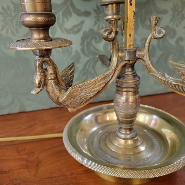 Lampe Bouillotte Style Empire, Abat-Jour Tôle