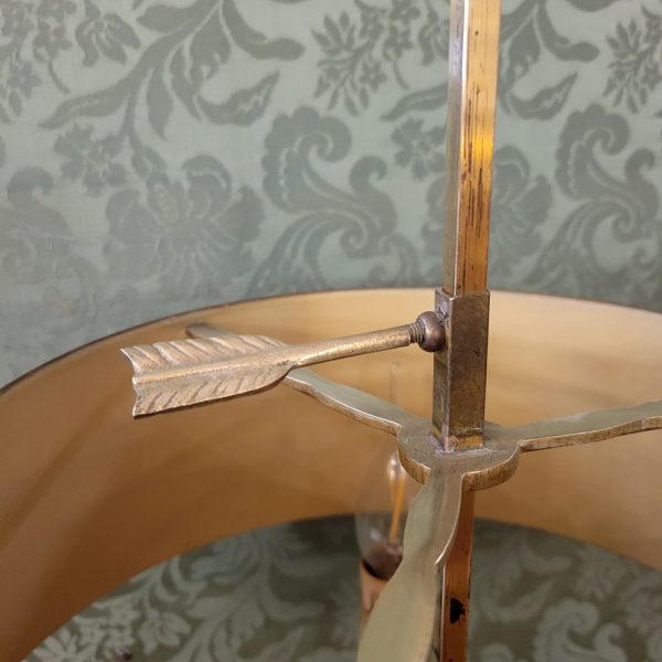 Lampe Bouillotte Style Empire, Abat-Jour Tôle