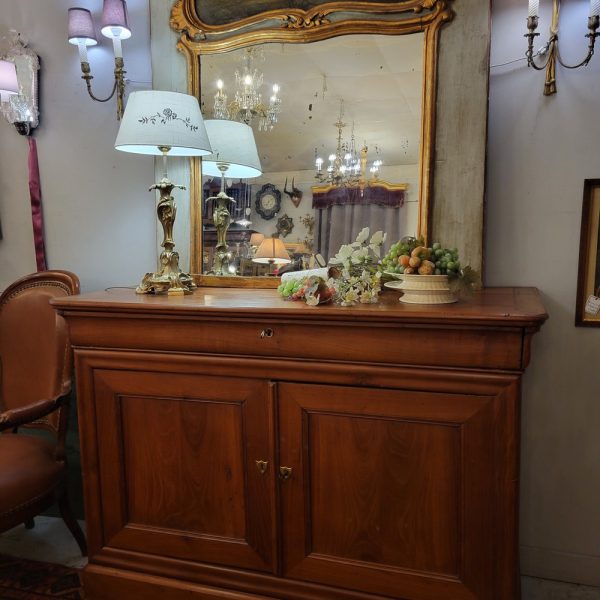 Buffet à Doucine Louis-Philippe, Merisier