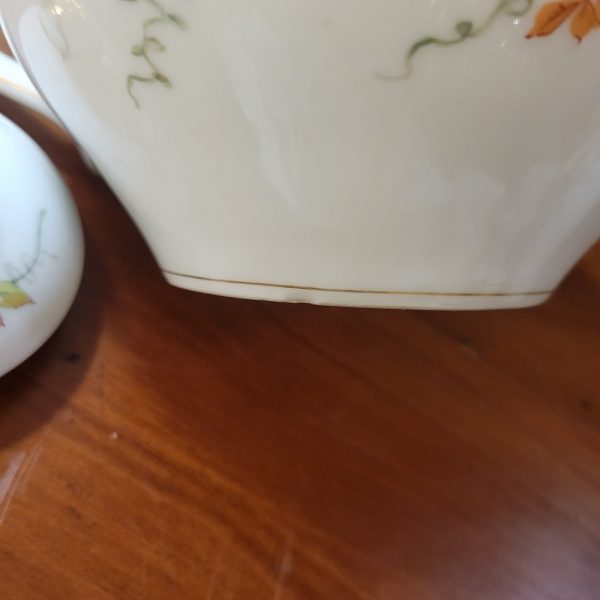 Service à Thé  Porcelaine Fine Epoque XIXè siècle