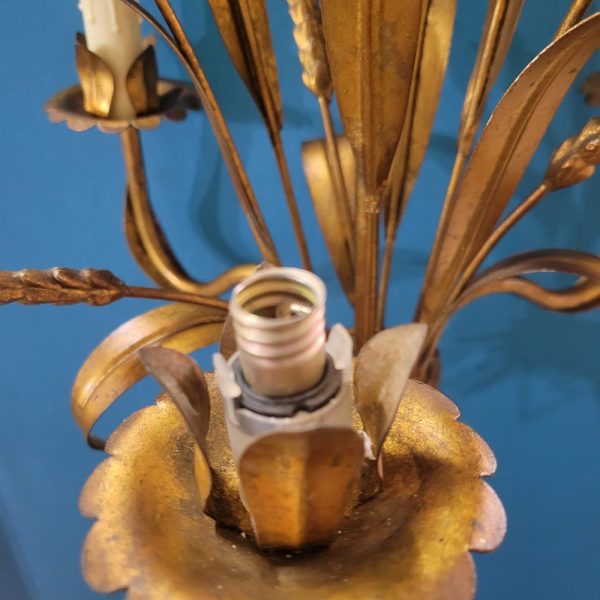 Appliques Epis de Blé Métal Doré Vintage, Epoque 1950