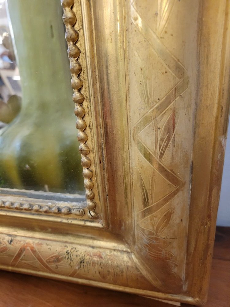 Miroir Louis -Philippe Fronton Coquille