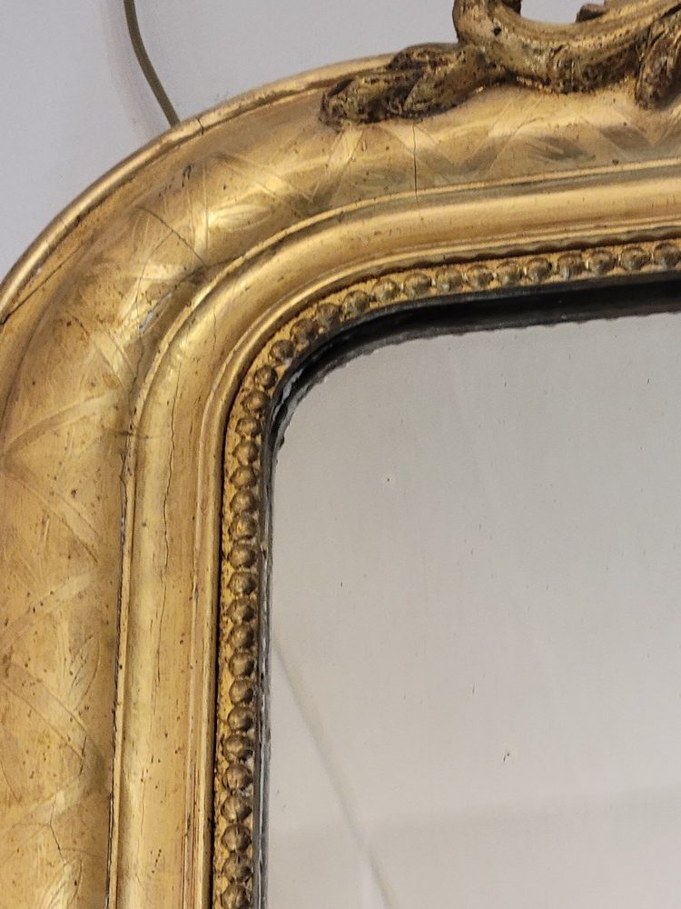 Miroir Louis -Philippe Fronton Coquille