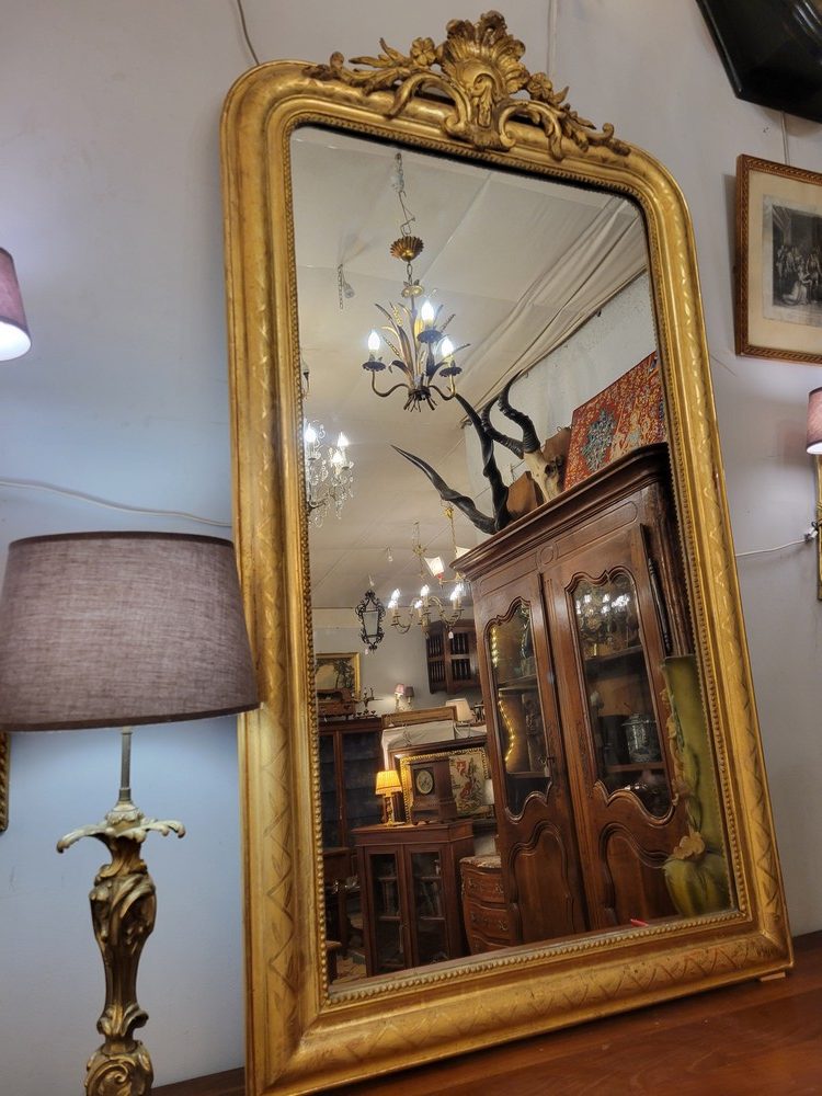 Miroir Louis -Philippe Fronton Coquille