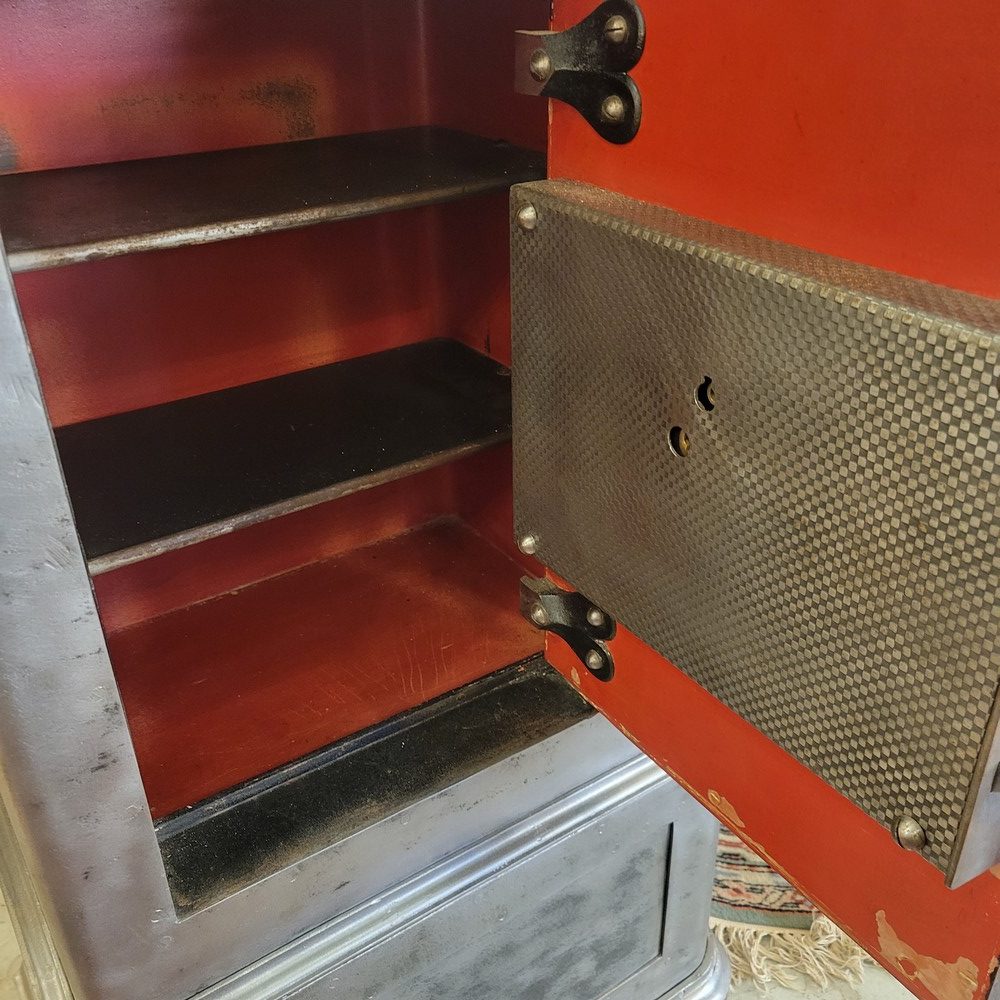 Coffre-Fort ancien, Bauche, Acier Brossé