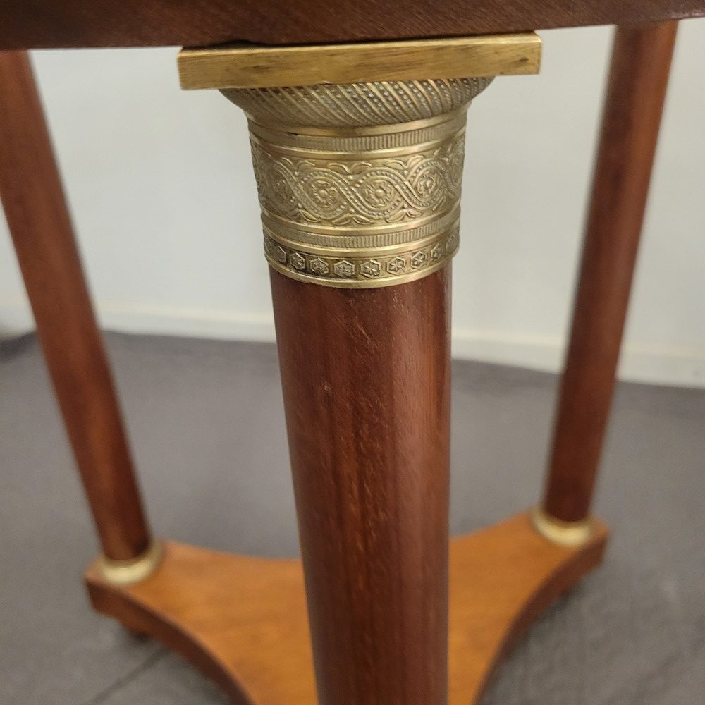 Guéridon Empire Epoque XIXè Acajou,