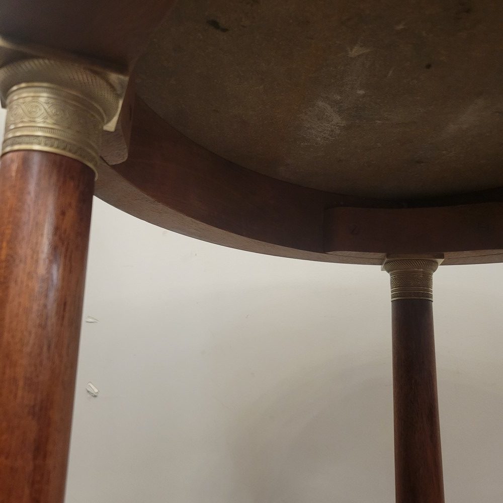 Guéridon Empire Epoque XIXè Acajou,