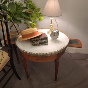 Guéridon Bouillotte Bas Style Louis XVI