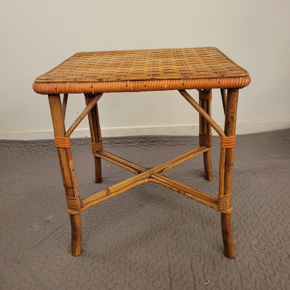 Table Basse Rotin Epoque 1920