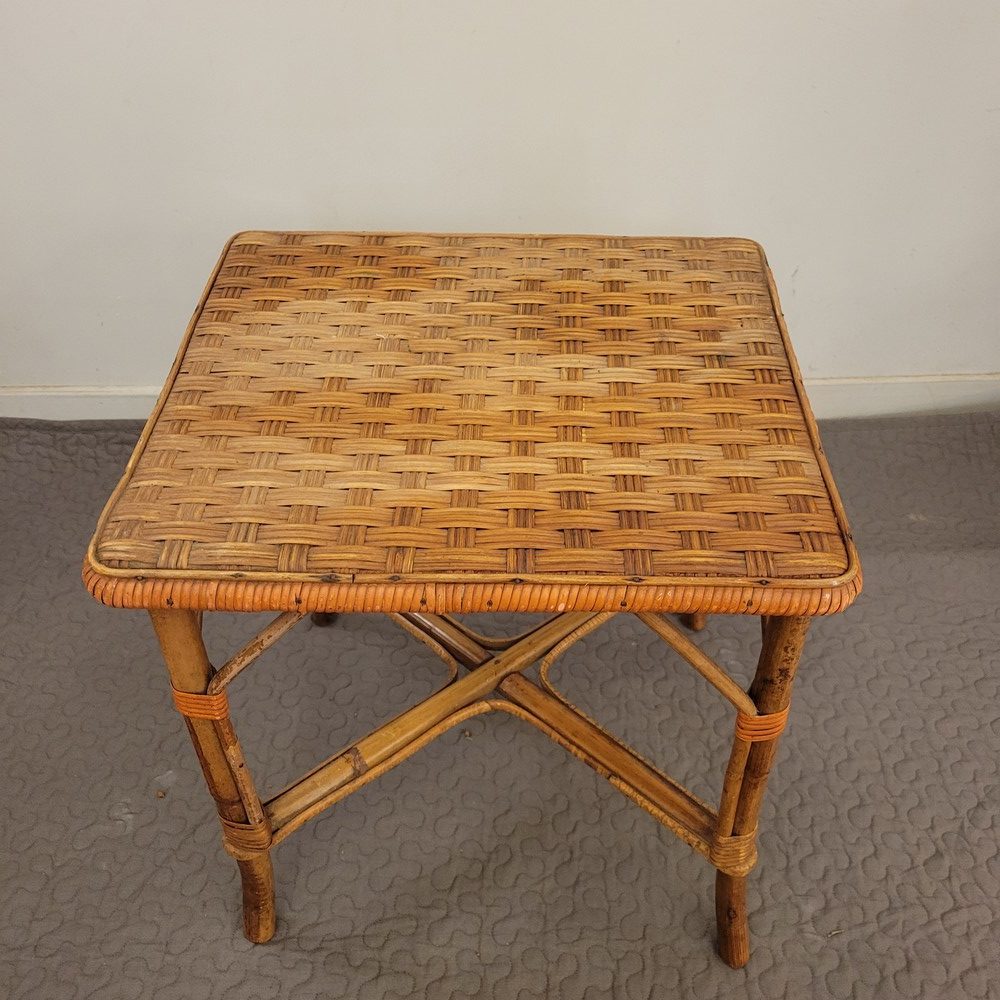 Table Basse Rotin Epoque 1920