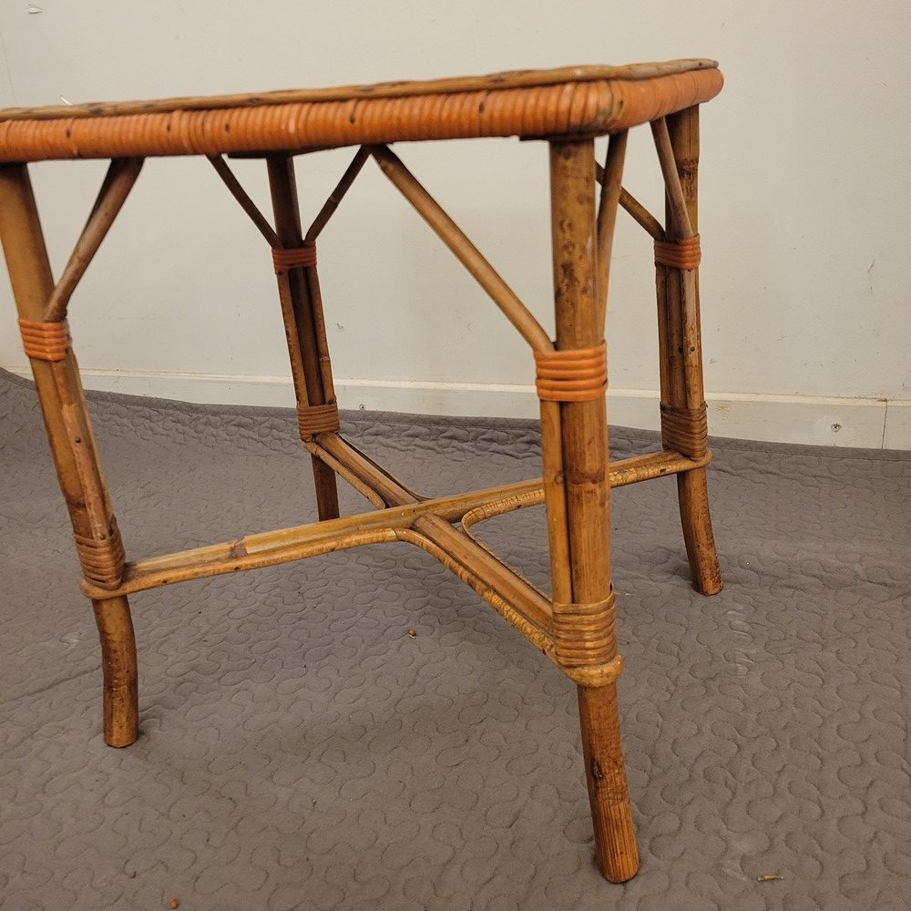 Table Basse Rotin Epoque 1920