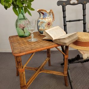 Table Basse Rotin Epoque 1920