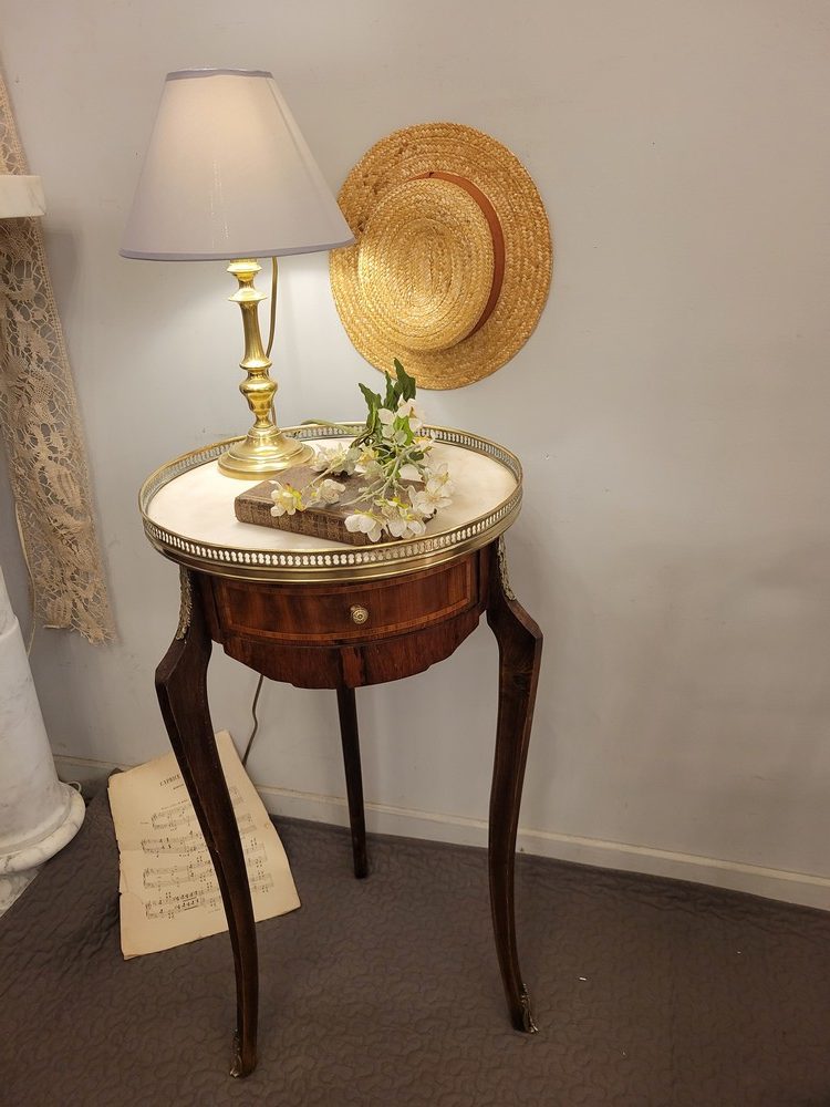 Table de Salon, Guéridon Marqueterie