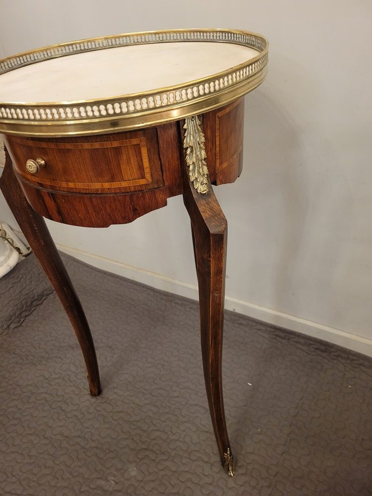 Table de Salon, Guéridon Marqueterie