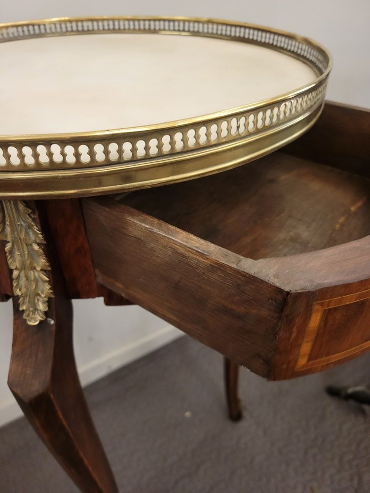 Table de Salon, Guéridon Marqueterie