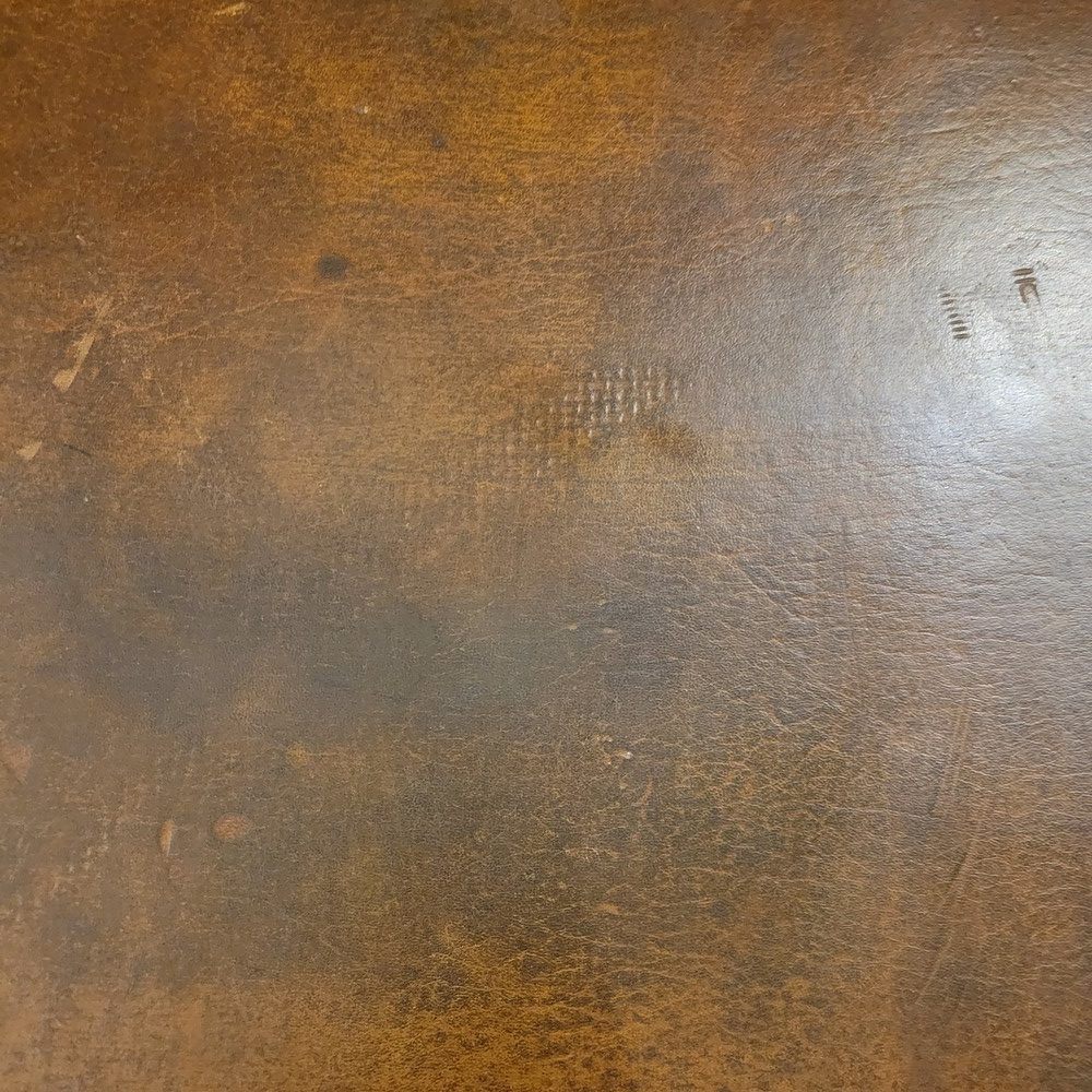 Bureau Plat Louis XVI Acajou et Laiton