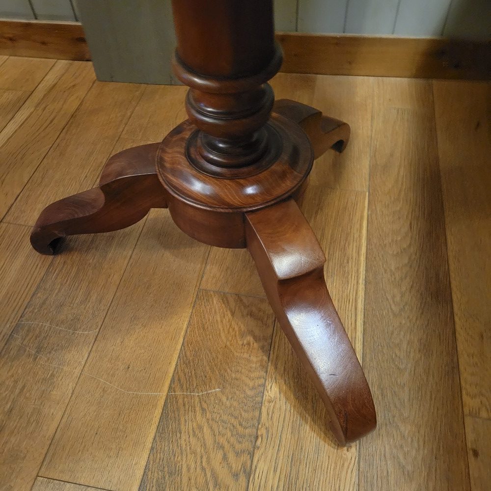 Guéridon tripode basculant d'époque Louis-Philippe