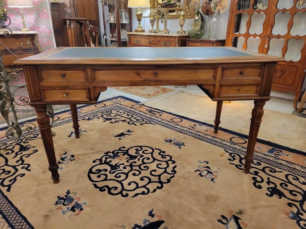 Bureau Plat Louis XVI Noyer