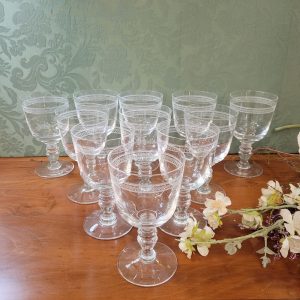 Verres à Pied Cristal Soufflé