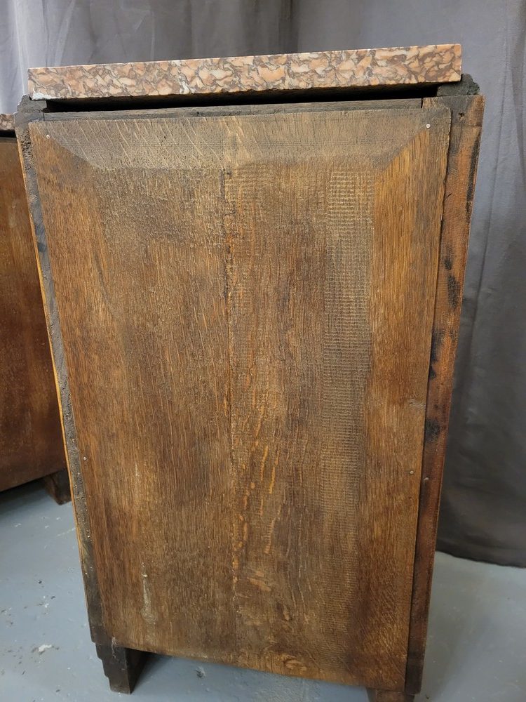 Paire de Chevets d'Angle Art-Déco