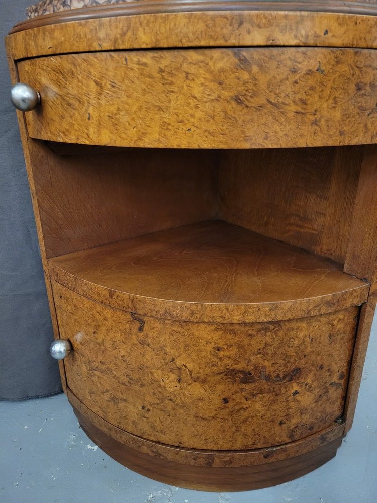 Paire de Chevets d'Angle Art-Déco