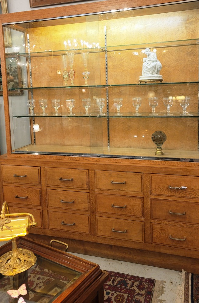 Grande Vitrine de magasin 12 Tiroirs