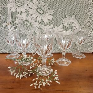 6 Verres à Vin Semi-Cristal 