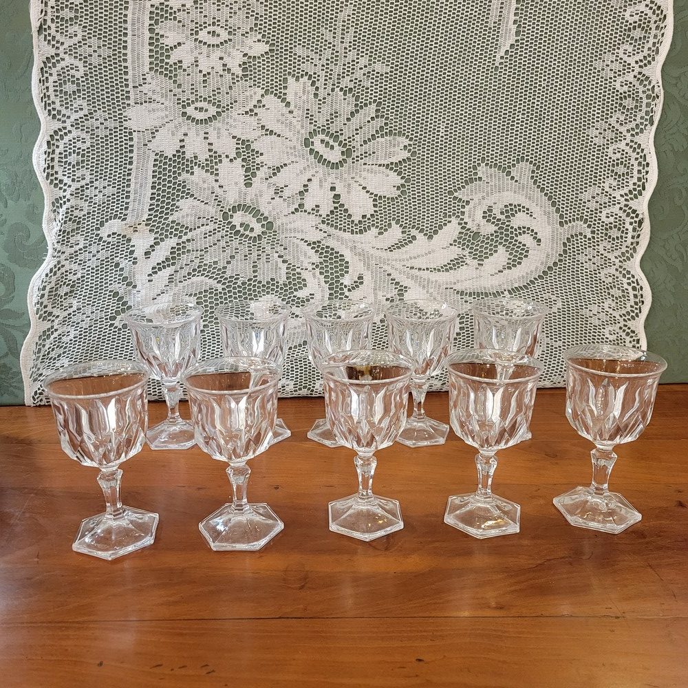 10 Verres à Apéritif cristal