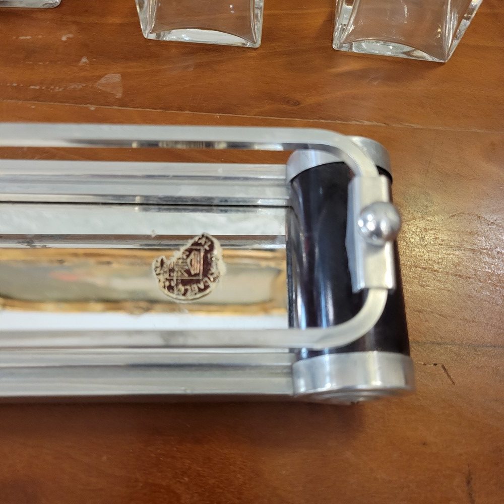 Serviteur de Table Huile et Vinaigre Art-Déco