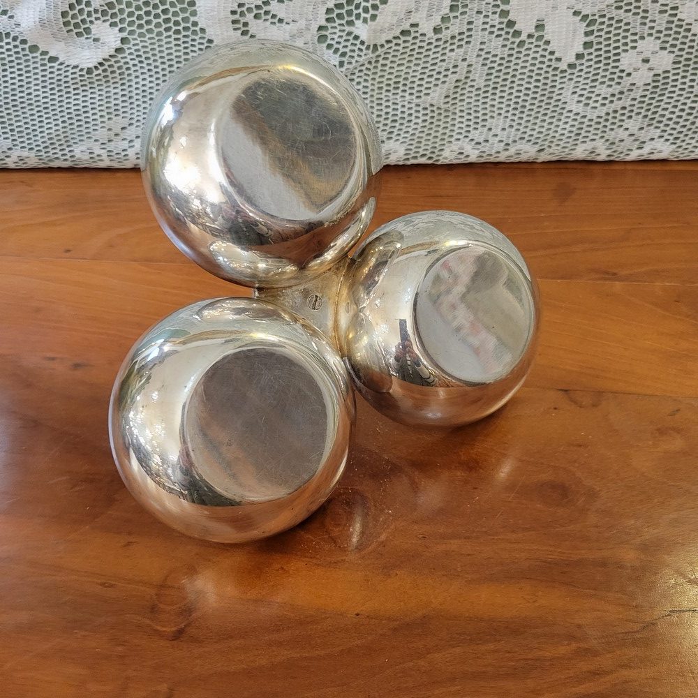 Serviteur Muet Apéritif Col de Cygne, Métal Argenté