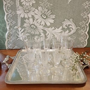 Plateau de Service Ercuis, Métal Argenté