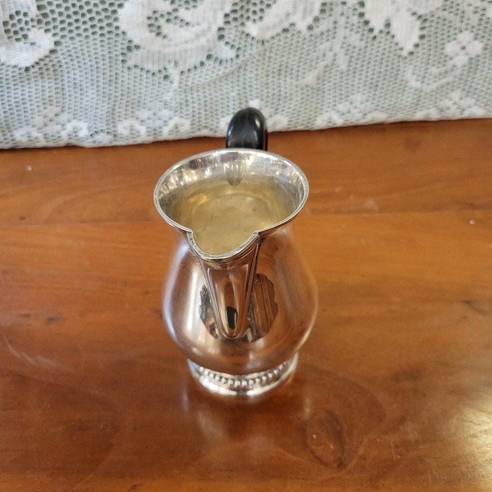 Pot à Lait Métal Argenté