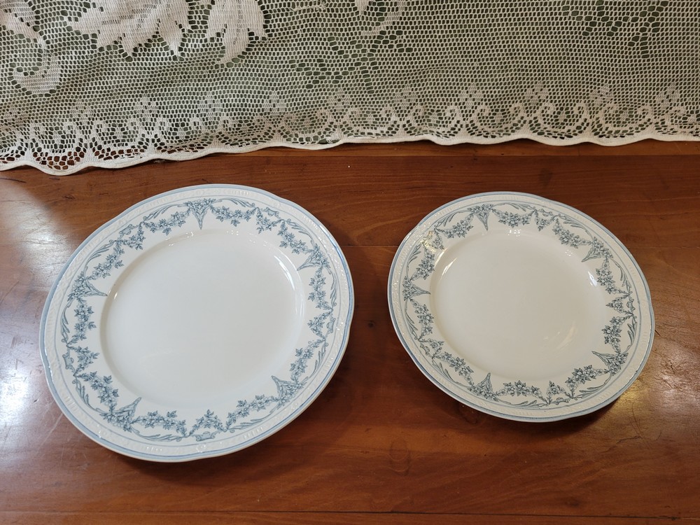 Service de Table, 29 pièces Faïence de Sarreguemines, Modèle Louis XVI