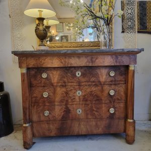 Commode Empire, XIXè à colonnes détachées