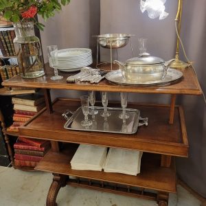 Table-Desserte à Mécanisme Style Henri II