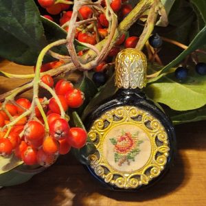 Flacon Parfum de Sac, Vintage, Années 1950