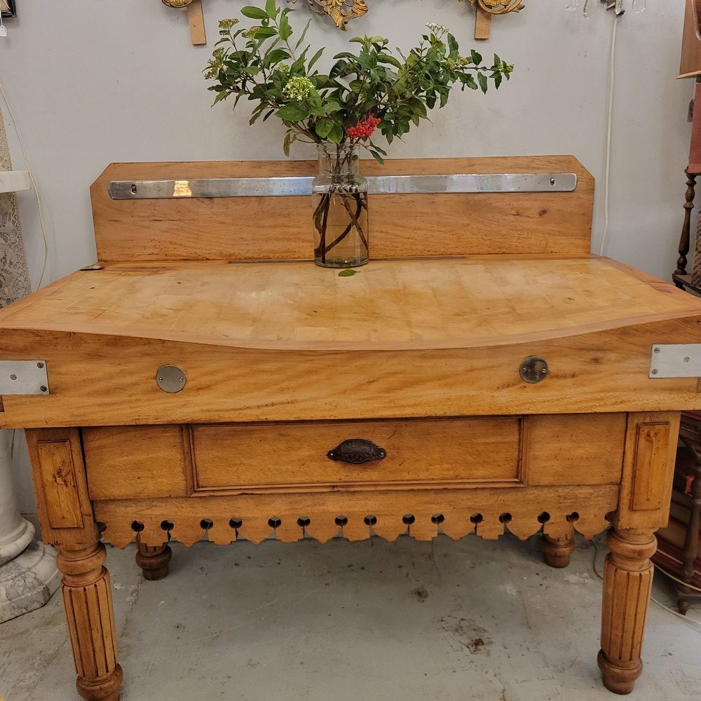 Grand Billot de Boucher Ancien